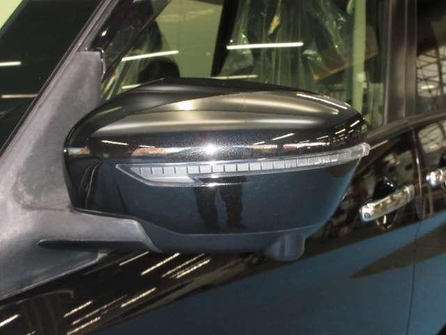 左右に付いてます『ドアミラー』です。視認性が良くなる位置に付いてます。