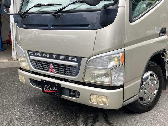 キャンター 2t 低床 荷台床鉄板張り 3方開 電動格納ミラー 5速マニュアル 4900ディーゼルターボ 純正色全塗装済み リヤWタイヤ ABS エアバッグ(3枚目)