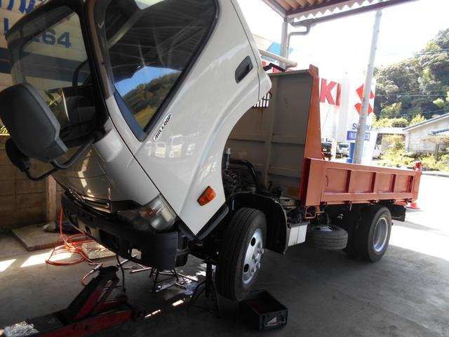デュトロ 全低床ダンプ　３トンダンプ　塗装済　ターボ交換済み　ラジエター交換済み　全低床（44枚目）