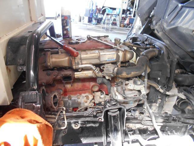 デュトロ 全低床ダンプ　３トンダンプ　塗装済　ターボ交換済み　ラジエター交換済み　全低床（45枚目）