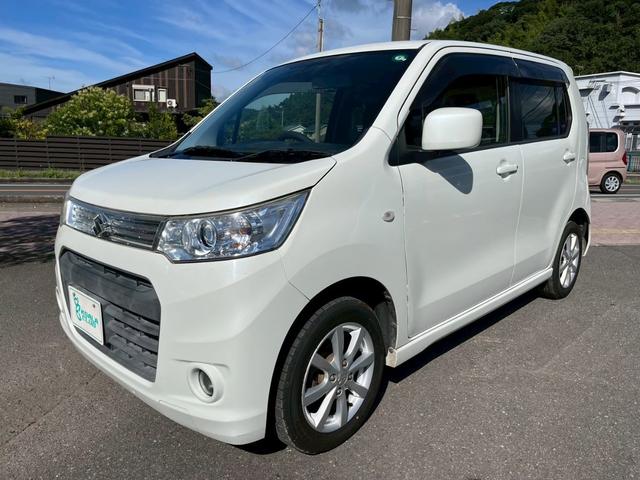 ワゴンRスティングレー X 社外7インチナビ Bluetooth接続 スマートキー 純正HID(7枚目)