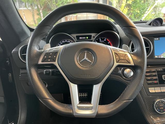 SL SL63 ユーザー買取 禁煙車 車検令和9年9月30日 黒革シート 純19AW 純ナビTV バックカメラ ETC GPSレーダー オートトランク カーボンインテリアトリム 純スマートキー2個(14枚目)