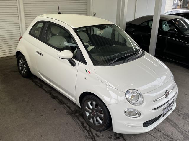 500 ツインエア ポップ 禁煙車 フィアット14インチアルミ 純正ディスプレイオーディオ 純正フロント&リヤドラレコ ETC 純正キーレス付キー 純正フロアマット(2枚目)