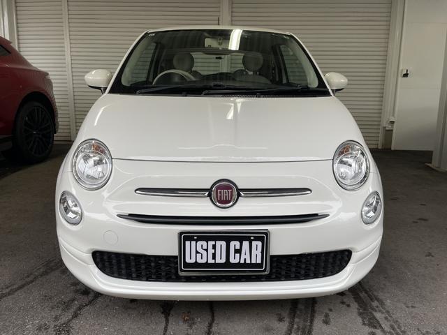 500 ツインエア ポップ 禁煙車 フィアット14インチアルミ 純正ディスプレイオーディオ 純正フロント&リヤドラレコ ETC 純正キーレス付キー 純正フロアマット(3枚目)