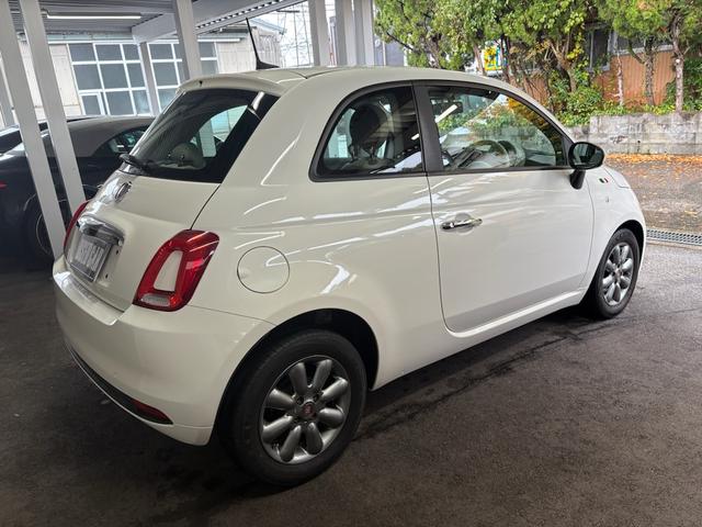 500 ツインエア ポップ 禁煙車 フィアット14インチアルミ 純正ディスプレイオーディオ 純正フロント&リヤドラレコ ETC 純正キーレス付キー 純正フロアマット(5枚目)