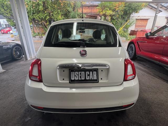 500 ツインエア ポップ 禁煙車 フィアット14インチアルミ 純正ディスプレイオーディオ 純正フロント&リヤドラレコ ETC 純正キーレス付キー 純正フロアマット(6枚目)