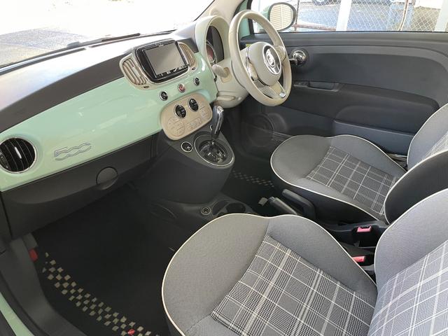 ５００ ツインエア　ラウンジ　禁煙車　純正１５インチアルミ　ガラスルーフ　カロッツェリアナビＴＶ　パークアシスト　ブルートゥース　ＥＴＣ　純正キーレス付キー　純正フロアマット（14枚目）