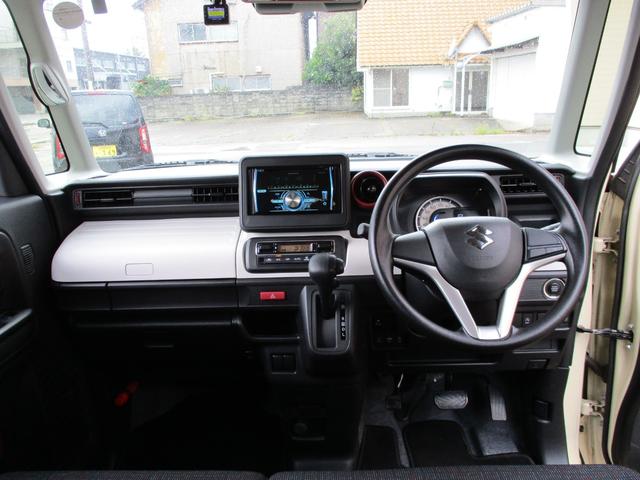 スペーシア ハイブリッドＧ　４ＷＤ　衝突軽減ブレーキ　バックカメラ　９インチ純正フルセグナビ　Ｂｌｕｅｔｏｏｔｈ　ドラレコ　ＬＥＤオートライト　左パワースライド　シートヒーター　レーンアシスト　プッシュスターター　スマートキー（4枚目）