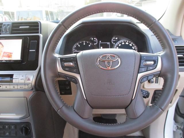 ランドクルーザープラド ＴＸ　Ｌパッケージ　４ＷＤ　ディーゼル　衝突軽減ブレーキ　モデリスタエアロ　サンルーフ　本革シート　バックカメラ　フルセグナビ　ＥＴＣ　６エアバッグ　ＬＥＤオートライト　クルコン　リースアップ　ユーザー買取ワンオーナー車（30枚目）