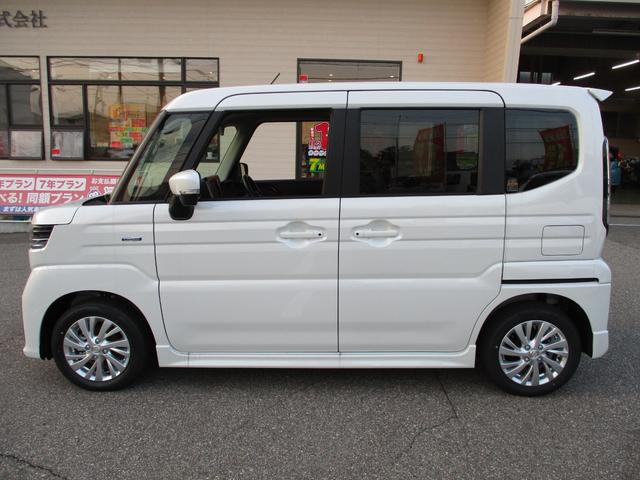 スペーシアカスタム ハイブリッドGS 4WD 届出済未使用車 衝突軽減ブレーキ USB 4エアバッグ LEDオートライト 左パワースライド シートヒーター クルコン レーンアシスト 純正アルミ 横滑り防止(16枚目)