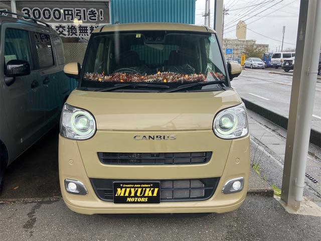 ムーヴキャンバス セオリーＧ　スマートキー　Ｂｌｕｅｔｏｏｔｈ接続　ミュージックプレイヤー接続　ＵＳＢ接続　シートヒーター　両側電動スライドドア　レーンアシスト　クリアランスソナー　ＬＥＤヘッドライト　衝突被害軽減システム（2枚目）