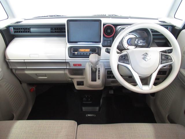 スペーシア HYBRID X アダプティブクルーズコントロール 両側電動スライドドア オートライト プッシュスタート シートヒーター オートエアコン 衝突被害軽減システム アイドリングストップ 横滑り防止機能 衝突安全ボディ 盗難防止システム(6枚目)