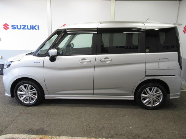 ソリオ HYBRID MZ 4WD/カーナビ/全方位カメラ アダプティブクルーズコントロール 両側電動スライドドア プッシュスタート オートエアコン 衝突被害軽減システム アイドリングストップ 横滑り防止機能 衝突安全ボディ 盗難防止システム(5枚目)