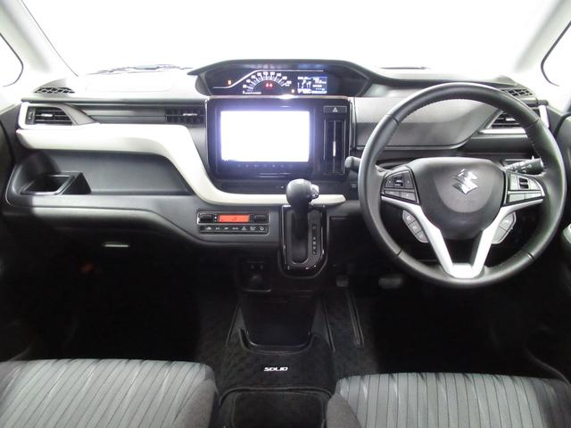 ソリオ HYBRID MZ 4WD/カーナビ/全方位カメラ アダプティブクルーズコントロール 両側電動スライドドア プッシュスタート オートエアコン 衝突被害軽減システム アイドリングストップ 横滑り防止機能 衝突安全ボディ 盗難防止システム(6枚目)