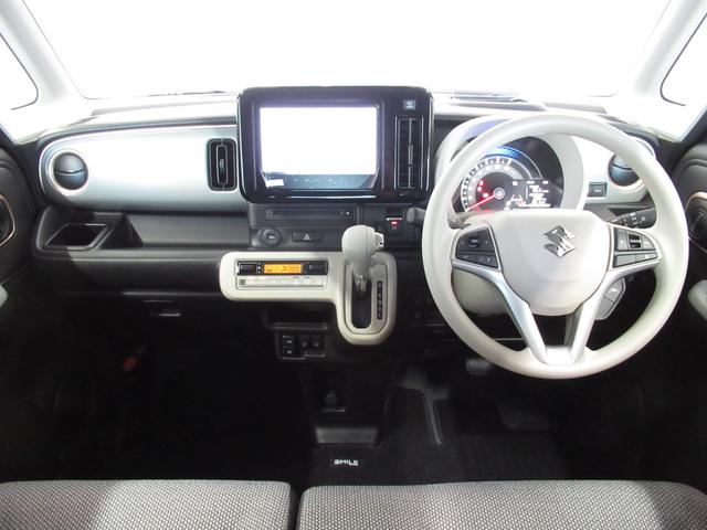 ワゴンRスマイル HYBRID X 4WD カーナビ/全方位カメラ スズキコネクト対応通信機 アダプティブクルーズコントロール プッシュスタート シートヒーター 衝突被害軽減システム アイドリングストップ 横滑り防止機能 衝突安全ボディ 盗難防止システム(6枚目)