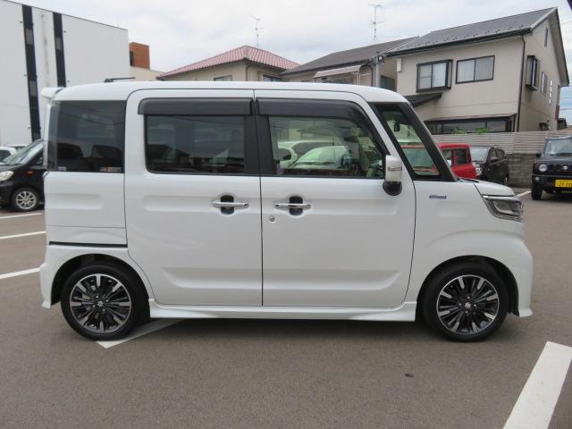 スペーシアカスタム ハイブリッドXS オートエアコン LEDヘッドライト 両側電動スライドドア コーナーセンサー フルセグ メモリナビ バックカメラ 全方位モニター ETC 前後ドライイブレコーダー 8インチナビ(4枚目)