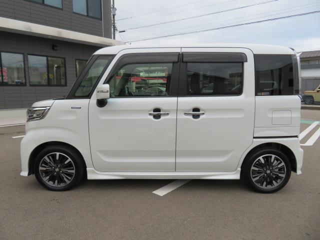 スペーシアカスタム ハイブリッドXS オートエアコン LEDヘッドライト 両側電動スライドドア コーナーセンサー フルセグ メモリナビ バックカメラ 全方位モニター ETC 前後ドライイブレコーダー 8インチナビ(5枚目)