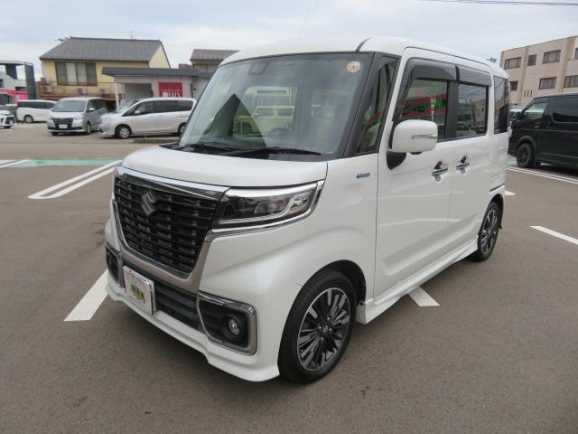 スペーシアカスタム ハイブリッドXS オートエアコン LEDヘッドライト 両側電動スライドドア コーナーセンサー フルセグ メモリナビ バックカメラ 全方位モニター ETC 前後ドライイブレコーダー 8インチナビ(7枚目)