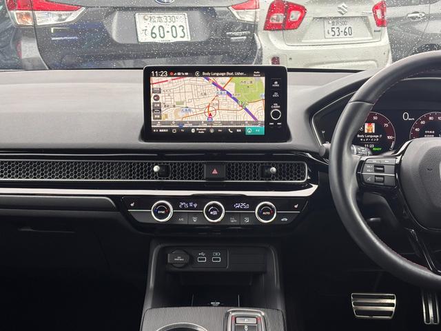 シビック e:HEV リアスポイラー BOSEサウンド ハーフレザーシート パワーシート シートヒーター LEDライト フォグ 置くだけ充電 ETC2.0 前後ドラレコ フルセグTV Bluetooth(20枚目)