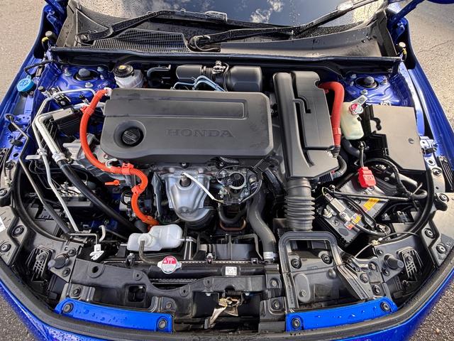 シビック e:HEV リアスポイラー BOSEサウンド ハーフレザーシート パワーシート シートヒーター LEDライト フォグ 置くだけ充電 ETC2.0 前後ドラレコ フルセグTV Bluetooth(63枚目)