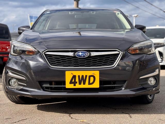 インプレッサスポーツ ２．０ｉ－Ｓアイサイト　４ＷＤ　純正ナビ　バックカメラ　ＥＴＣ２．０　レーダークルーズ　パワーシート　シートヒーター　レザーシート　ＢＭＳ　フルセグＴＶ　ＤＶＤ　Ｂｌｕｅｔｏｏｔｈ（4枚目）