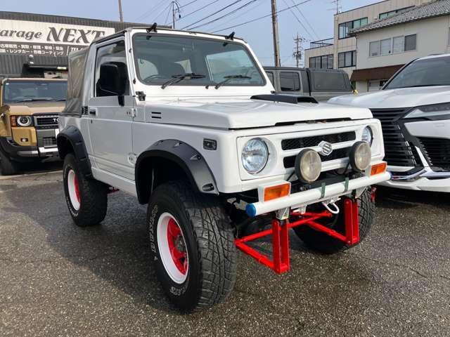ジムニー インタークーラーターボ メタル 4WD 5速マニュアル ホロ リフトアップ 社外ホイール(3枚目)