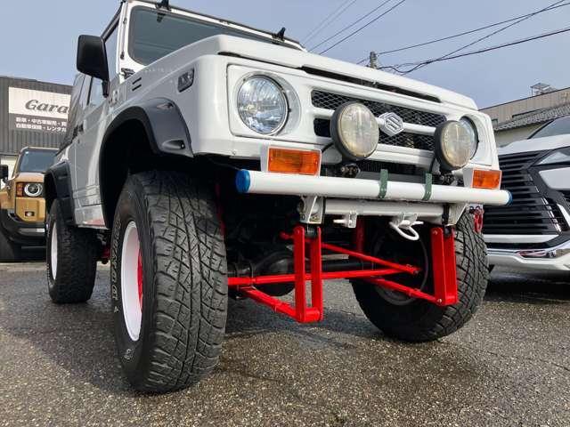 ジムニー インタークーラーターボ メタル 4WD 5速マニュアル ホロ リフトアップ 社外ホイール(5枚目)