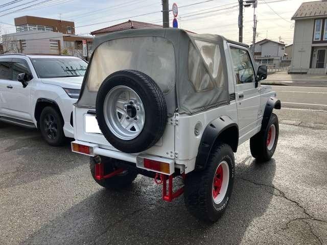 ジムニー インタークーラーターボ メタル 4WD 5速マニュアル ホロ リフトアップ 社外ホイール(8枚目)