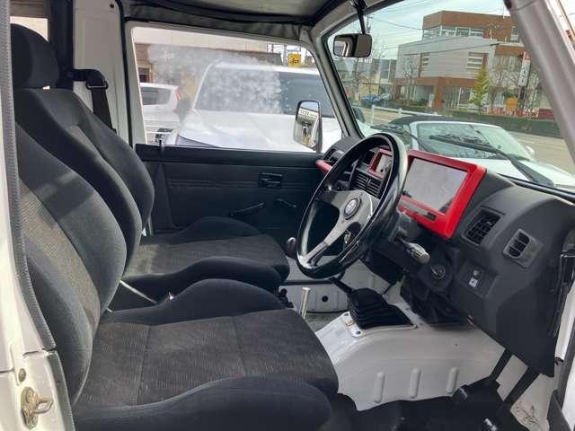 ジムニー インタークーラーターボ メタル 4WD 5速マニュアル ホロ リフトアップ 社外ホイール(14枚目)