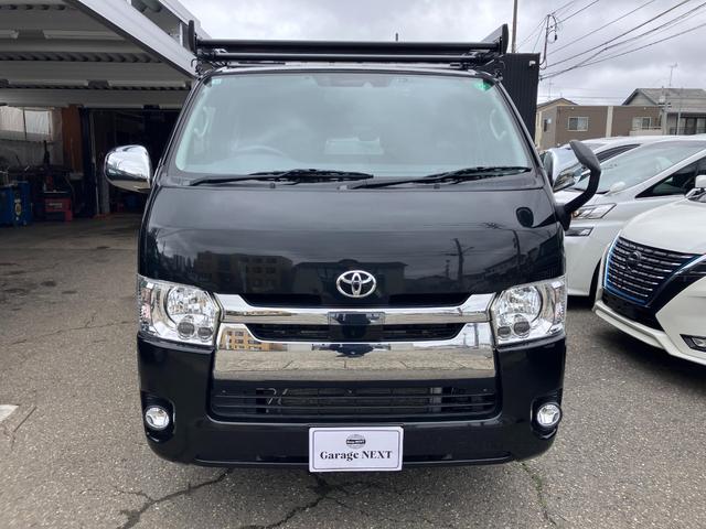 ハイエースバン ロングスーパーGL ディーゼルターボ 4WD メモリーナビ フルセグTV Bluetoothオーディオ ルーフキャリア 17インチアルミホイール ETC ドライブレコーダー 盗難防止システム 衝突被害軽減システム(2枚目)