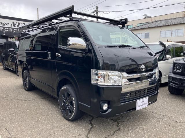 ハイエースバン ロングスーパーGL ディーゼルターボ 4WD メモリーナビ フルセグTV Bluetoothオーディオ ルーフキャリア 17インチアルミホイール ETC ドライブレコーダー 盗難防止システム 衝突被害軽減システム(3枚目)