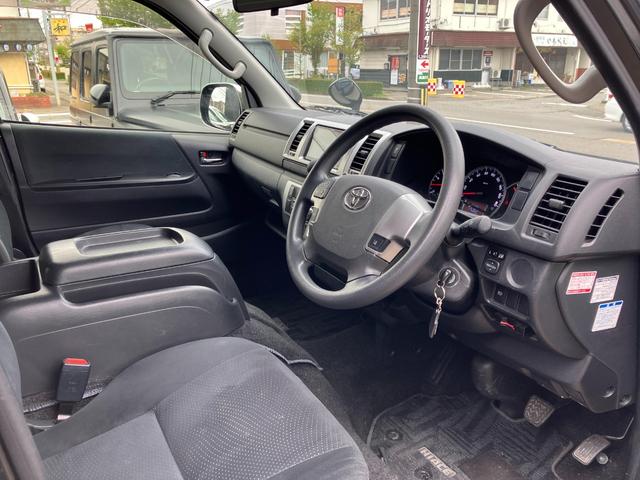 ハイエースバン ロングスーパーGL ディーゼルターボ 4WD メモリーナビ フルセグTV Bluetoothオーディオ ルーフキャリア 17インチアルミホイール ETC ドライブレコーダー 盗難防止システム 衝突被害軽減システム(13枚目)