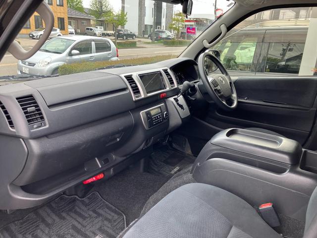 ハイエースバン ロングスーパーGL ディーゼルターボ 4WD メモリーナビ フルセグTV Bluetoothオーディオ ルーフキャリア 17インチアルミホイール ETC ドライブレコーダー 盗難防止システム 衝突被害軽減システム(15枚目)