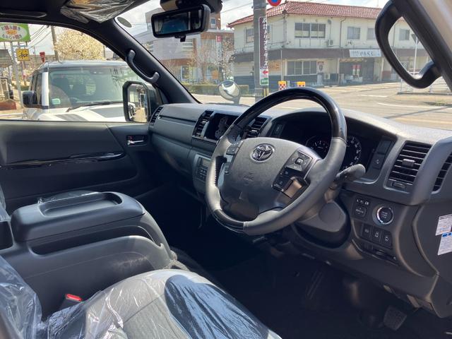 ハイエースバン ロングスーパーGL ダークプライムS ディーゼルターボ 4WD 登録済未使用車 盗難防止システム オートマチックハイビーム ETC ESC スマートキー プッシュスタート 両側電動スライドドア レーンアシスト(8枚目)