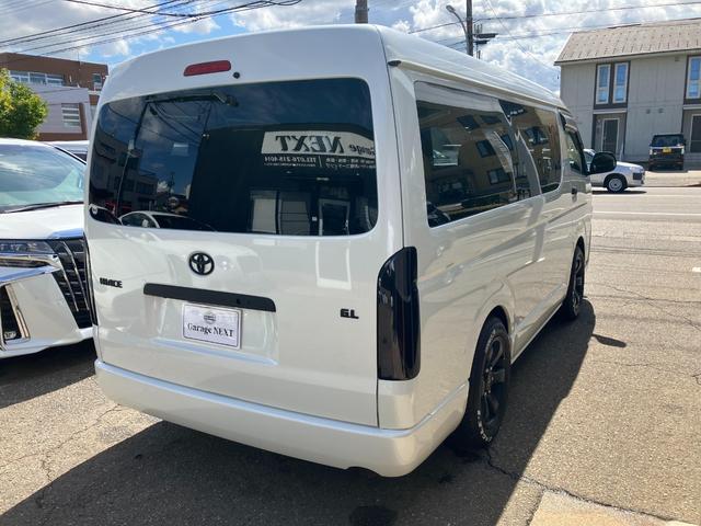 ハイエースワゴン GL ロング ミドルルーフ 4WD バットフェイス ローダウン ベットキット 盗難防止システム ETC フルセグTV 後席モニター バックカメラ メモリーナビ レーンアシスト スマートキー プッシュスタート(4枚目)