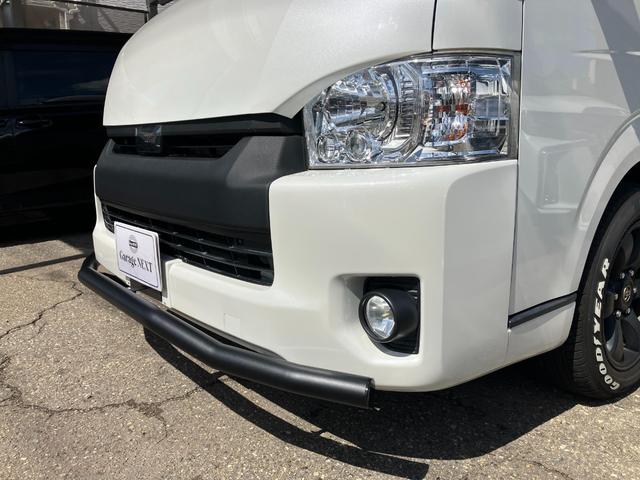 ハイエースワゴン GL ロング ミドルルーフ 4WD バットフェイス ローダウン ベットキット 盗難防止システム ETC フルセグTV 後席モニター バックカメラ メモリーナビ レーンアシスト スマートキー プッシュスタート(7枚目)