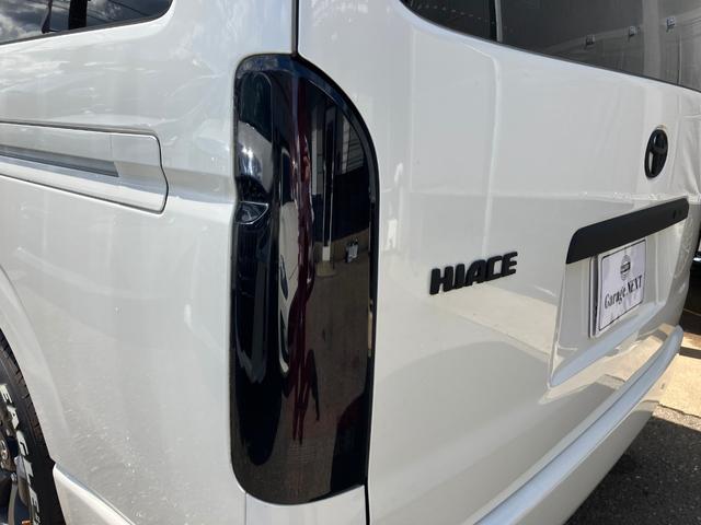 ハイエースワゴン GL ロング ミドルルーフ 4WD バットフェイス ローダウン ベットキット 盗難防止システム ETC フルセグTV 後席モニター バックカメラ メモリーナビ レーンアシスト スマートキー プッシュスタート(14枚目)