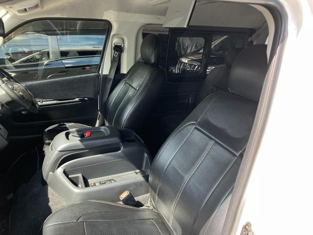 ハイエースワゴン GL ロング ミドルルーフ 4WD バットフェイス ローダウン ベットキット 盗難防止システム ETC フルセグTV 後席モニター バックカメラ メモリーナビ レーンアシスト スマートキー プッシュスタート(21枚目)