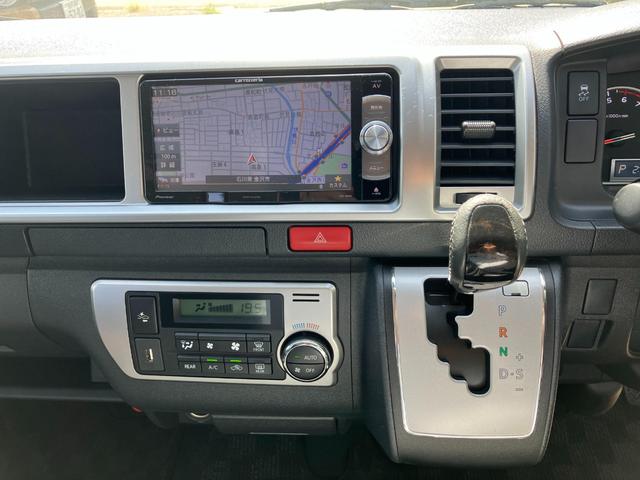 ハイエースワゴン GL ロング ミドルルーフ 4WD バットフェイス ローダウン ベットキット 盗難防止システム ETC フルセグTV 後席モニター バックカメラ メモリーナビ レーンアシスト スマートキー プッシュスタート(36枚目)