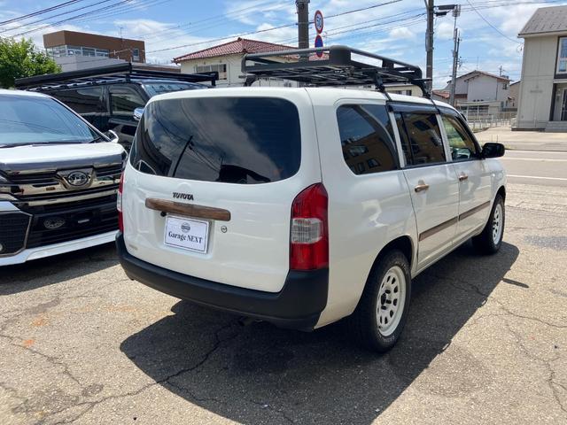 プロボックス DXコンフォート リフトアップ メモリーナビ フルセグTV バックカメラ ETC ドライブレコーダー ルーフラック 頸部衝撃緩和ヘッドレスト キーレスエントリー アイドリングストップ(4枚目)