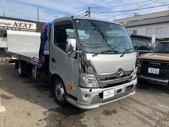 デュトロ 　積載車　ダダノ製　Ｓライド　フルフラット　積載量２０００　電動ゲート　キーレスエントリー　ＤＶＤ　ＣＤ　メモリーナビ　フルセグＴＶ　ドラレコ　ＥＴＣ　アイドリングストップ　レーンアシスト（3枚目）