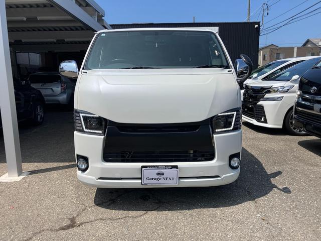 ハイエースバン スーパーGL ダークプライム ロングボディ ディーゼルターボ 4WD メモリーナビ フルセグTV バックカメラ Bluetoothオーディオ ETC フルフラット スマートキー プッシュスタート(2枚目)