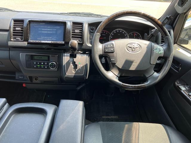 ハイエースバン スーパーGL ダークプライム ロングボディ ディーゼルターボ 4WD メモリーナビ フルセグTV バックカメラ Bluetoothオーディオ ETC フルフラット スマートキー プッシュスタート(23枚目)
