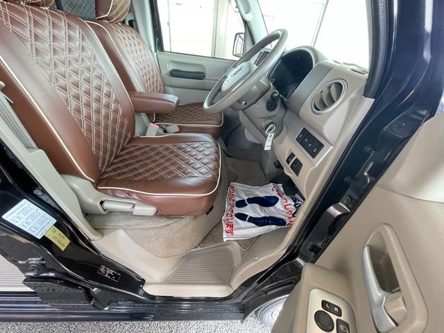 G 禁煙車 4WD ターボ 左右パワースライドドア オートステップ HIDヘッドライト ナビフルセグTV キーレス 革調シートカバー タイミングチェーン 内外装三つ星(48枚目)