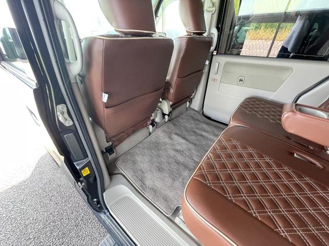 G 禁煙車 4WD ターボ 左右パワースライドドア オートステップ HIDヘッドライト ナビフルセグTV キーレス 革調シートカバー タイミングチェーン 内外装三つ星(57枚目)