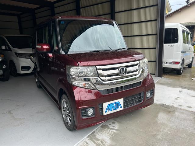 Ｎ－ＢＯＸカスタム Ｇ・Ｌパッケージ　４ＷＤ　両側スライド・片側電動　オートライト　ＨＩＤ　ＥＴＣ　スマートキー　ステアリングスイッチ　オートライト　シートヒーター　オートエアコン　ベンチシート　盗難防止システム　ＡＢＳ　ＥＳＣ（16枚目）