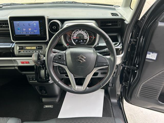 スペーシアカスタム ハイブリッドＸＳ　禁煙車　４ＷＤ　ドライブレコーダー　ＥＴＣ　両側電動スライドドア　　クリアランスソナー　レーンアシスト　衝突被害軽減システム　オートライト　オートエアコン　ＬＥＤヘッドランプ　シートヒーター　ステリモ（6枚目）