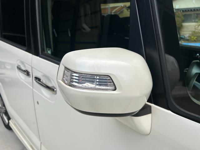 N-BOXカスタム G・Lパッケージ 4WD 両側電動スライドドア ナビ TV オートライト HID スマートキー アイドリングストップ 電動格納ミラー ベンチシート CVT 盗難防止システム ABS ESC CD USB アルミホイール(28枚目)