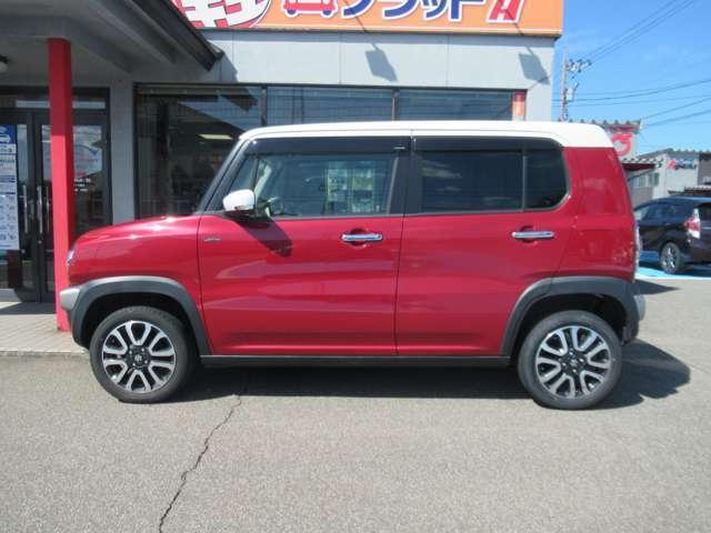 ハスラー Ｊ　ディスチャージライト　メモリーナビ　フルセグテレビ　Ｂｌｕｅｔｏｏｔｈオーディオ　ＤＶＤ再生可　純正１５インチアルミ　左右シートヒーター　スマートキー　プッシュスタート　衝突被害軽減システム（3枚目）