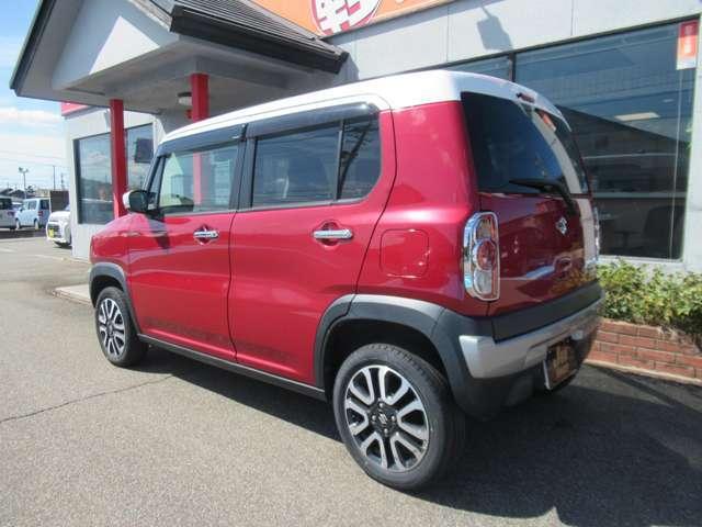 ハスラー Ｊ　ディスチャージライト　メモリーナビ　フルセグテレビ　Ｂｌｕｅｔｏｏｔｈオーディオ　ＤＶＤ再生可　純正１５インチアルミ　左右シートヒーター　スマートキー　プッシュスタート　衝突被害軽減システム（4枚目）